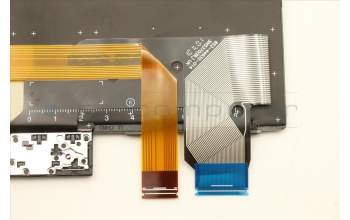 Lenovo 5N20V43626 Keyboard Internal, French, Silver, Backlight, US