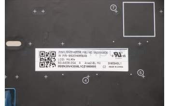 Lenovo 5N20V43630 Interne Tastatur, Ungarisch, silber, Hintergrundbeleuchtung