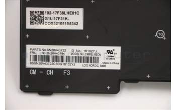 LENOVO 5N20V43794 Keyb T14/P14s G1/G2 Nordic - BL