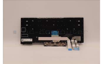 Lenovo 5N20V43874 Keyboard Internal, Belgian, Black, Non-Backlight, UK