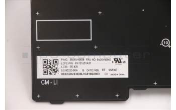 Lenovo 5N20V43900 Keyboard Internal,Estonian,Black,Non_Backlight