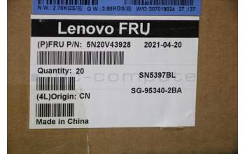 Lenovo 5N20V43928 CMFL-CS20,BK-BL,LTN,UKE