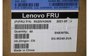 Lenovo 5N20V43930 Keyboard Internal, Japanese, Black, Backlight, JP