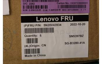 Lenovo 5N20V43934 NB_KYB CMFL-CS20,BK-BL,LTN,TUR F