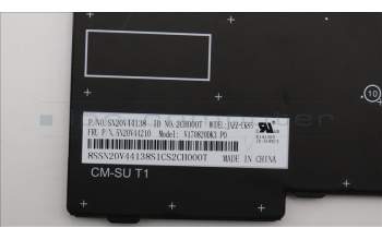 Lenovo 5N20V44210 Keyboard Internal, Portuguese, Backlight, Black, UK