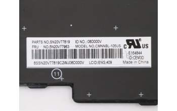 Lenovo 5N20V77963 NB_KYB CMNM-CS20,BK-NBL,CHY,ENG