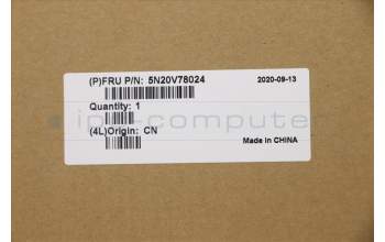 Lenovo 5N20V78024 NB_KYB CMNM-CS20,BK-BL,CHY,EURO ENG