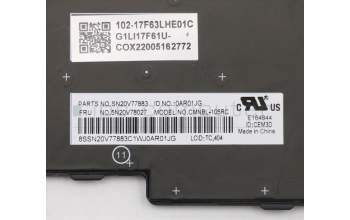 Lenovo 5N20V78027 NB_KYB CMNM-CS20,BK-BL,CHY,TC