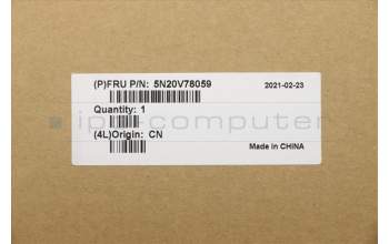 Lenovo 5N20V78059 NB_KYB CMNM-CS20,BK-NBL,LTN,UK