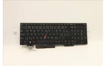 Lenovo 5N20V78070 Keyboard Internal, Czech Slovakian, Black, Non-Backlight, w/Number, UK
