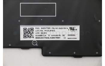 Lenovo 5N20V78114 NB_KYB CMNM-CS20,BK-BL,LTN,BEL