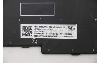 Lenovo 5N20V78125 NB_KYB CMNM-CS20,BK-BL,LTN,NOR