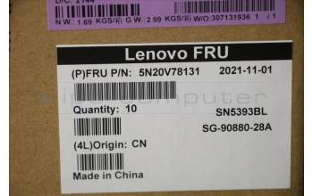 Lenovo 5N20V78131 CMNM-CS20,BK-BL,LTN,TUR