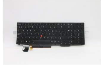 Lenovo 5N20V78141 Keyboard Internal, Canadian French English, Black, Backlight, w/Number, UK