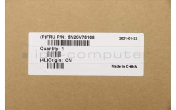 Lenovo 5N20V78168 NB_KYB CMNM-CS20,BK-NBL,PXM,UK