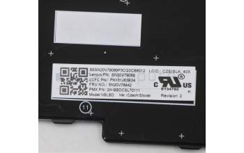 LENOVO 5N20V78942 Keyb T15/P15s G1/G2 CZ/SLK - BL