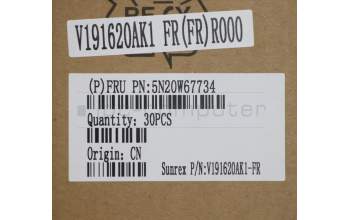 Lenovo 5N20W67734 NB_KYB CS20L FULL KBD SRX,NBL,B,FRA