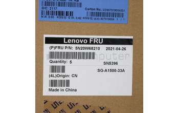Lenovo 5N20W68210 NB_KYB CS20L NUM KBD LTN,NBL,B,THAI