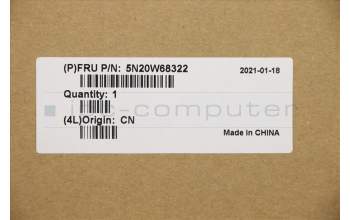 Lenovo 5N20W68322 NB_KYB CS20L NUM KBD LTN,BL,B,FRA/ENG