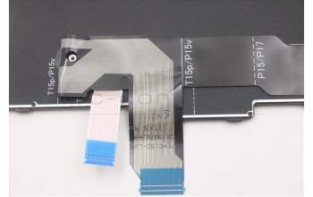 Lenovo 5N20X22778 Keyboard Internal, Belgian, Black, Non-Backlight, w/Number, UK