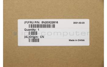 Lenovo 5N20X22816 NB_KYB TR(P) CS20 KBD TRI,NBL,BK,DEN