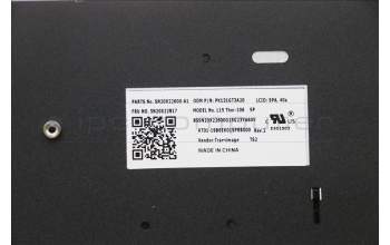 Lenovo 5N20X22817 Keyboard Internal, Spanish, Black, Non-Backlight, w/Number, UK