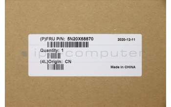 Lenovo 5N20X68870 NB_KYB CS20 FL-HC KBD LTN,BL,BK,EURO ENG