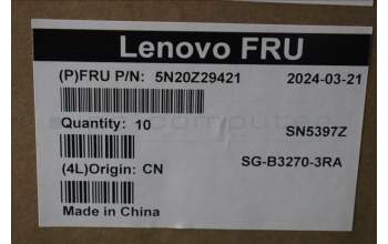 Lenovo 5N20Z29421 Keyboard Internal, Ukraine, Black, Non-Backlight, US