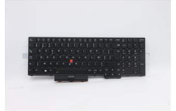 Lenovo 5N20Z74791 Keyboard Internal, Belgian, Black, Backlight, w/Number, UK