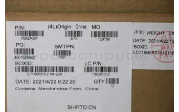 Lenovo 5N20Z74851 NB_KYB CS20 P NM KBD TRI,BL,BK,THAI