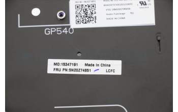 Lenovo 5N20Z74851 NB_KYB CS20 P NM KBD TRI,BL,BK,THAI