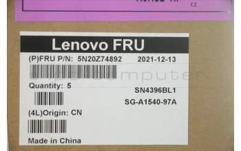 Lenovo 5N20Z74892 NB_KYB CS20 P NM KBD LTN,BL,BK,FRA/ENG