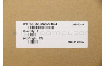 LENOVO 5N20Z74894 Keyb P15/T15g G1 CZ/SLK - BL