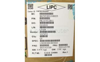 Lenovo 5N21A21758 NB_KYB CS21KBD SKTOP CHY,BL,BK,UK