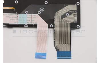 Lenovo 5N21A21768 Keyboard Internal, Nordic, Black, Backlight, UK