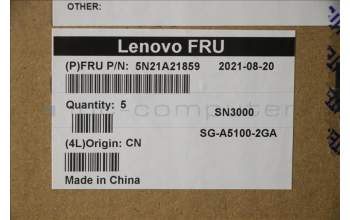 Lenovo 5N21A21859 Interne Tastatur, Ungarisch, Schwarz, Nicht beleuchtet
