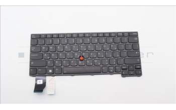 Lenovo 5N21A21895 Keyboard Internal, Hebrew, Backlight, Black, US