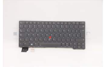 Lenovo 5N21A21963 Interne Tastatur, Belgisch, grau, Hintergrundbeleuchtung