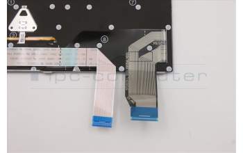 Lenovo 5N21A21968 Keyboard Internal, German, Backlight, UK