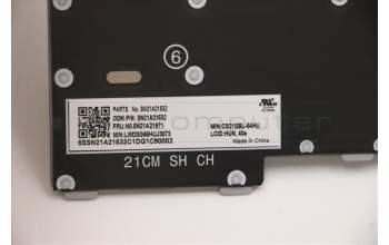 Lenovo 5N21A21971 Keyboard Internal, Hungarian, Grey, Backlight, UK