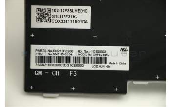 Lenovo 5N21B08354 NB_KYB CM KBD FL-CS20 CHY,BL,GR,HUN