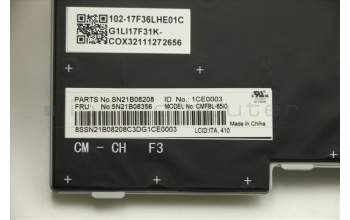 Lenovo 5N21B08356 NB_KYB CM KBD FL-CS20 CHY,BL,GR,ITA