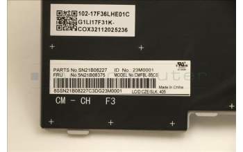 Lenovo 5N21B08375 NB_KYB CM KBD FL-CS20 CHY,BL,GR,CZE/SLK