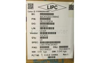 Lenovo 5N21B08375 Interne Tastatur, Tschechisch/Slowakisch, grau, Hintergrundbeleuchtung