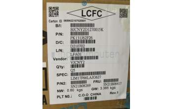Lenovo 5N21B08417 NB_KYB CM KBD NM-CS20 CHY,BL,GR,LA SPA