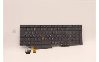 Lenovo 5N21B08435 Keyboard Internal, Swedish/Finnish, Grey, Backlight, w/Number, UK
