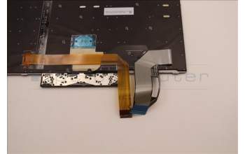 Lenovo 5N21B08457 Keyboard Internal, Belgian, Grey, Backlight, w/Number, UK