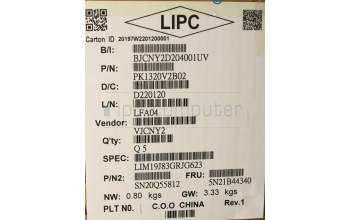 Lenovo 5N21B44340 Keyboard Internal, Greek, Black, Backlight, w/Number, US