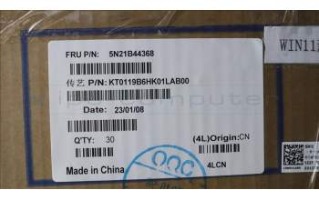 Lenovo 5N21B44368 Keyboard Internal, Spanish LA, Black, Backlight, w/Number, UK