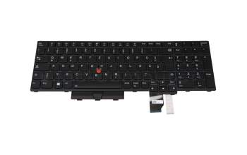 5N21B44413 Original Lenovo Tastatur DE (deutsch) schwarz mit Backlight und Mouse-Stick
